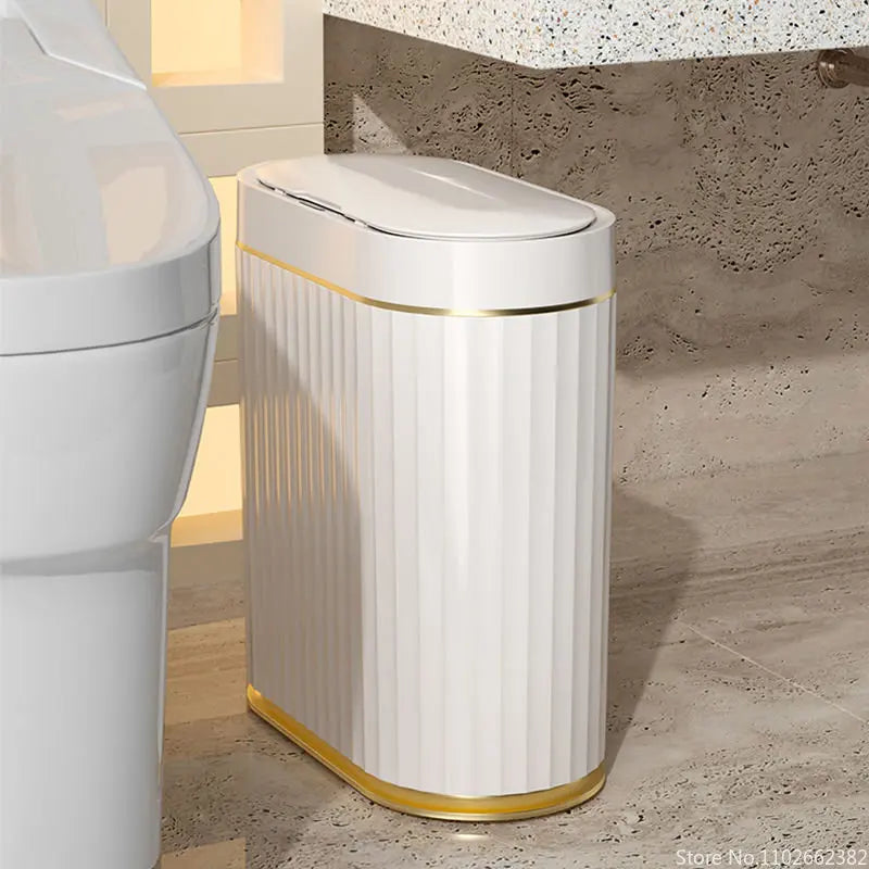 Touchless Motion Sensor Trash Bin - 7L/9L Capacity with Modern Design 1