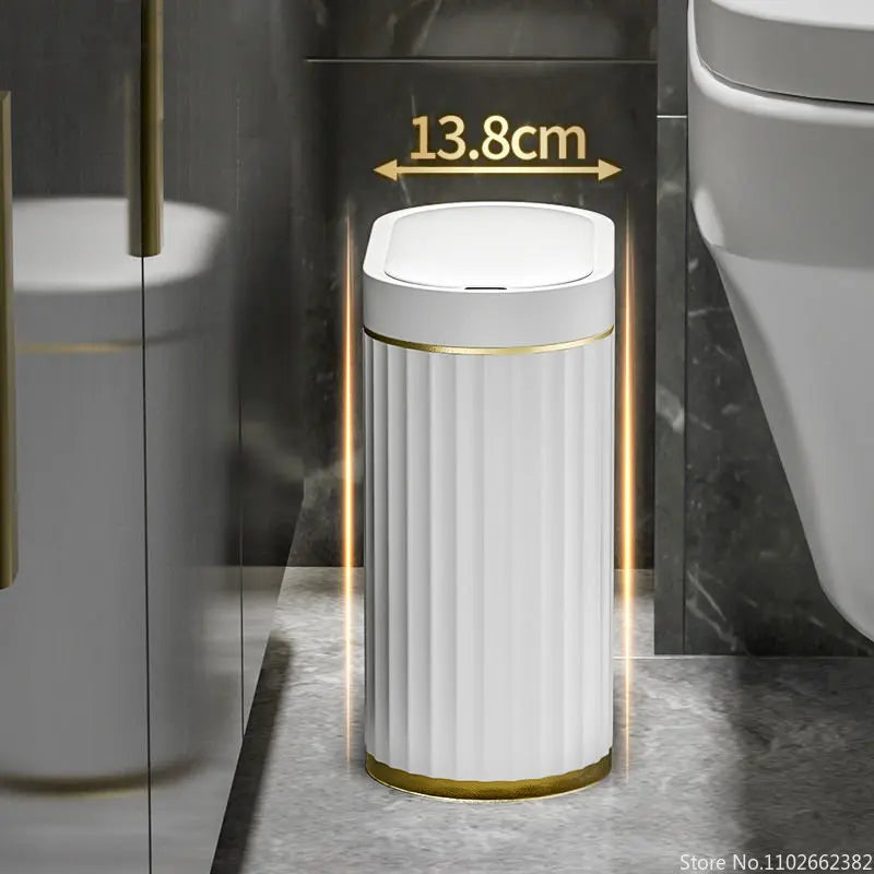 Touchless Motion Sensor Trash Bin - 7L/9L Capacity with Modern Design 2