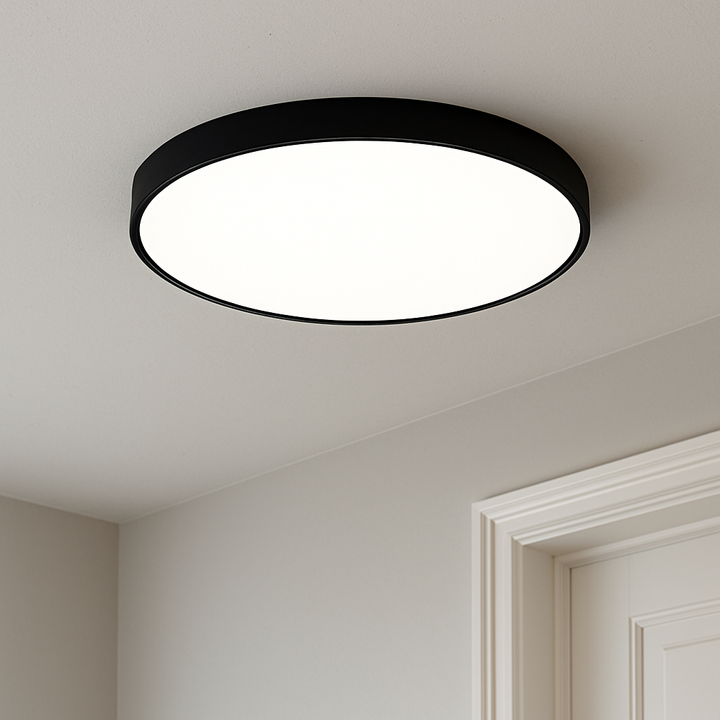 Ultra Thin LED Ceiling Light Fixture - Dimmable Flush Mount Design with Adjustable Color Temperature for Dining Room and Bar 0