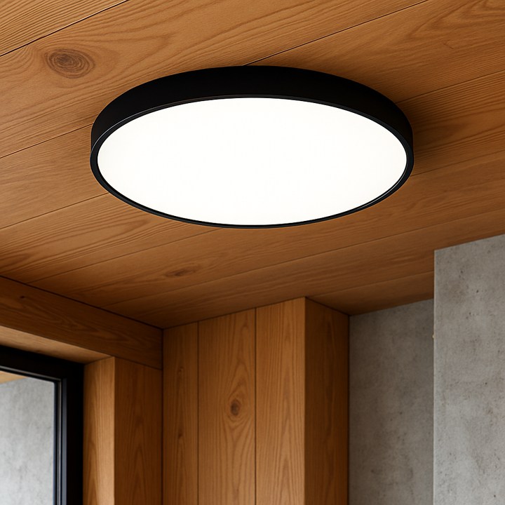 Ultra Thin LED Ceiling Light Fixture - Dimmable Flush Mount Design with Adjustable Color Temperature for Dining Room and Bar 2