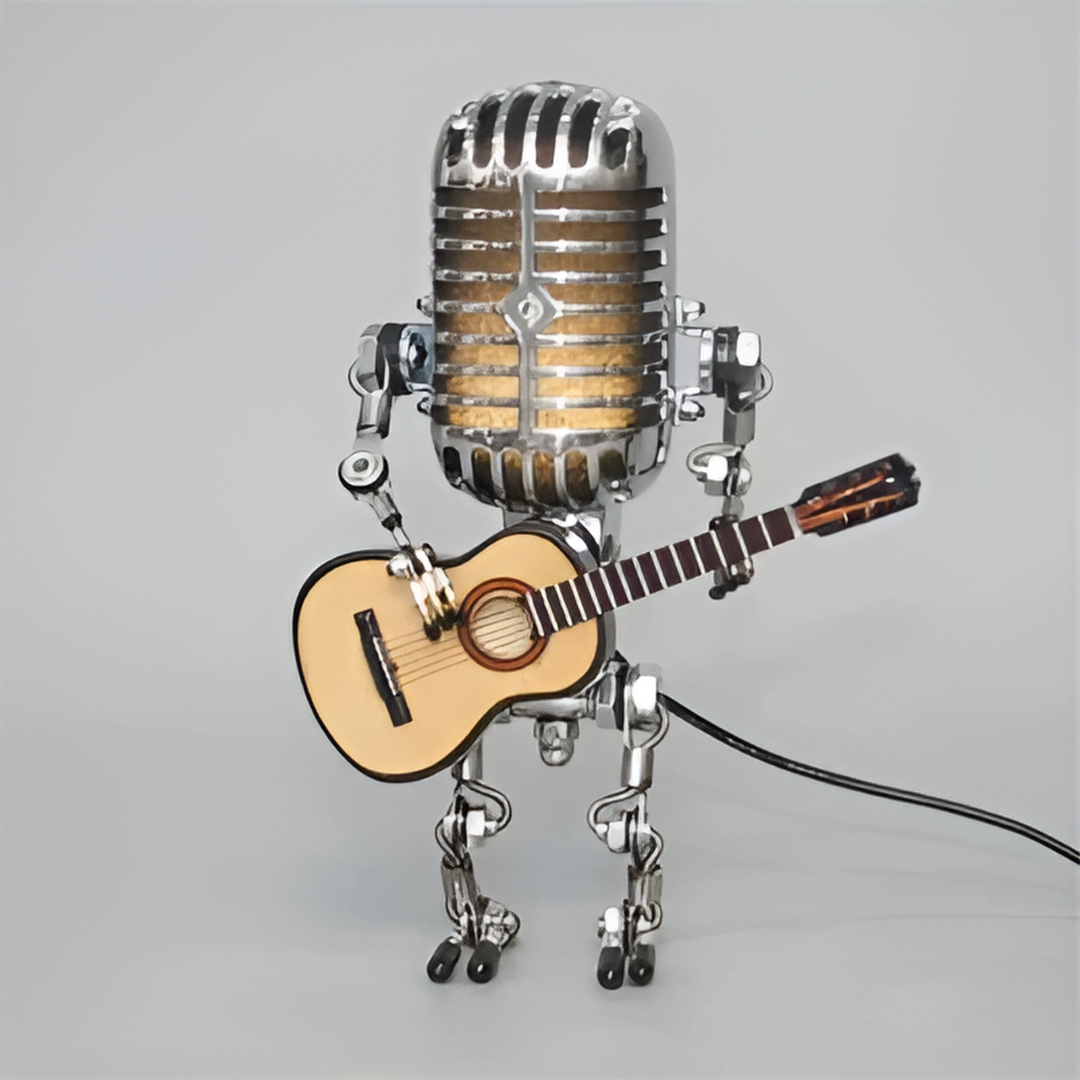 Robot Desk Lamp in Yellow