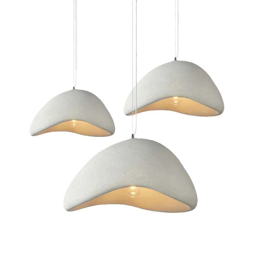 Wabi-Sabi Resin Pendant Light