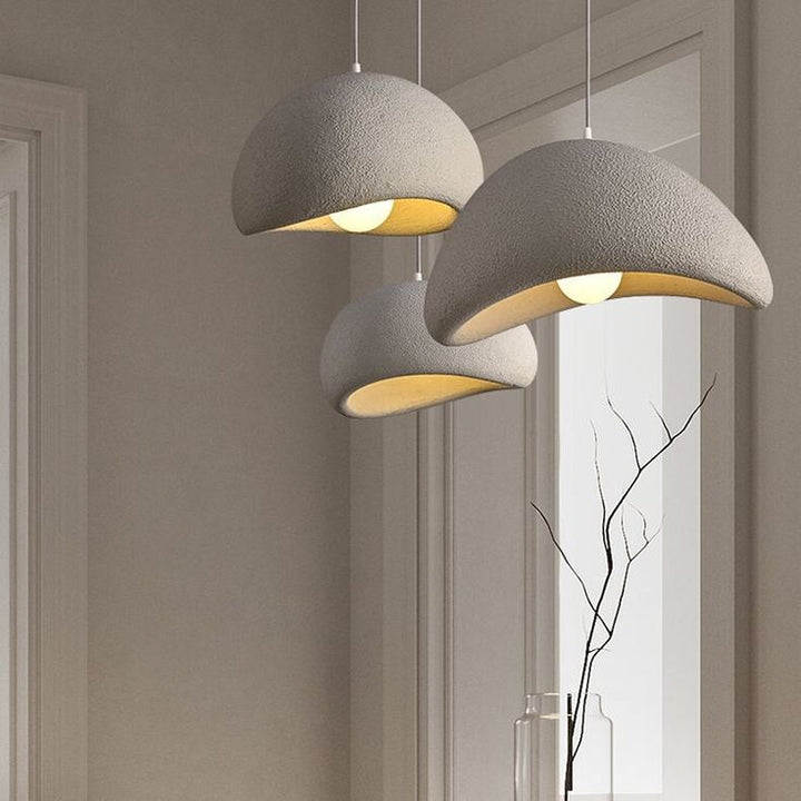 Wabi-Sabi Resin Pendant Light