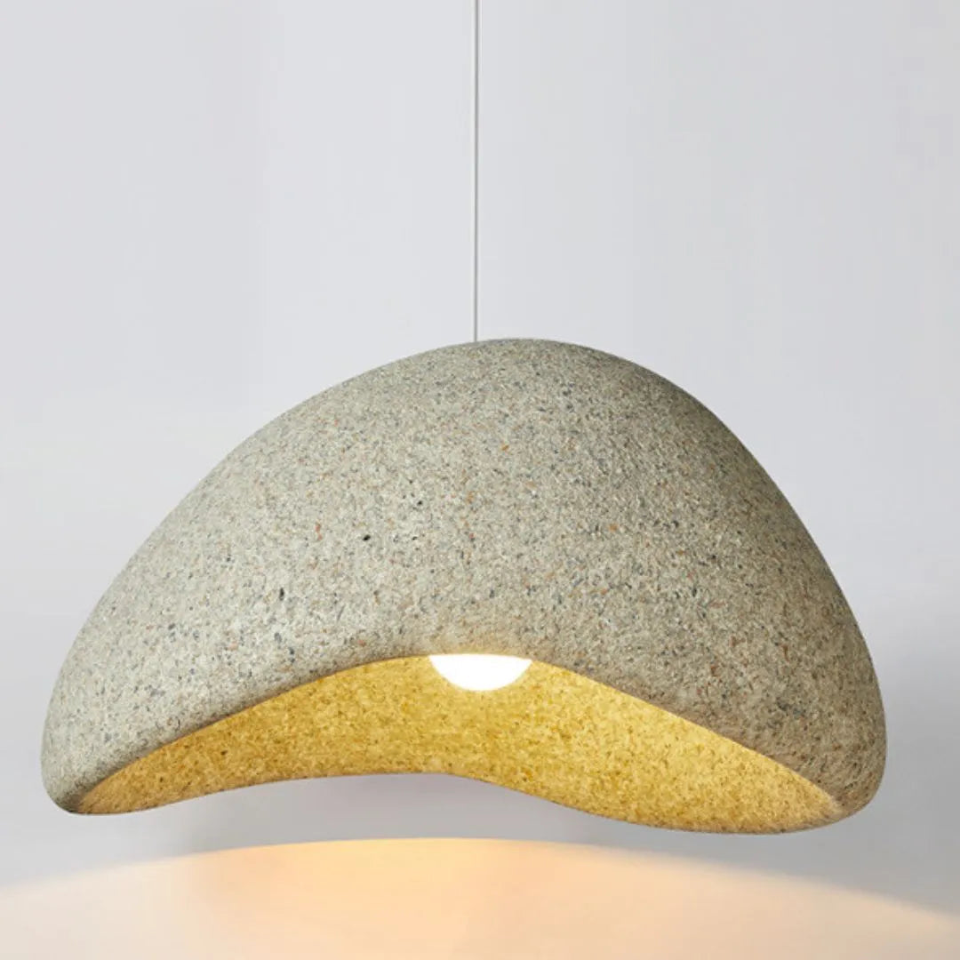 Wabi-Sabi Resin Pendant Light
