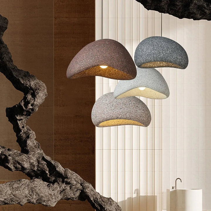 Wabi-Sabi Resin Pendant Light
