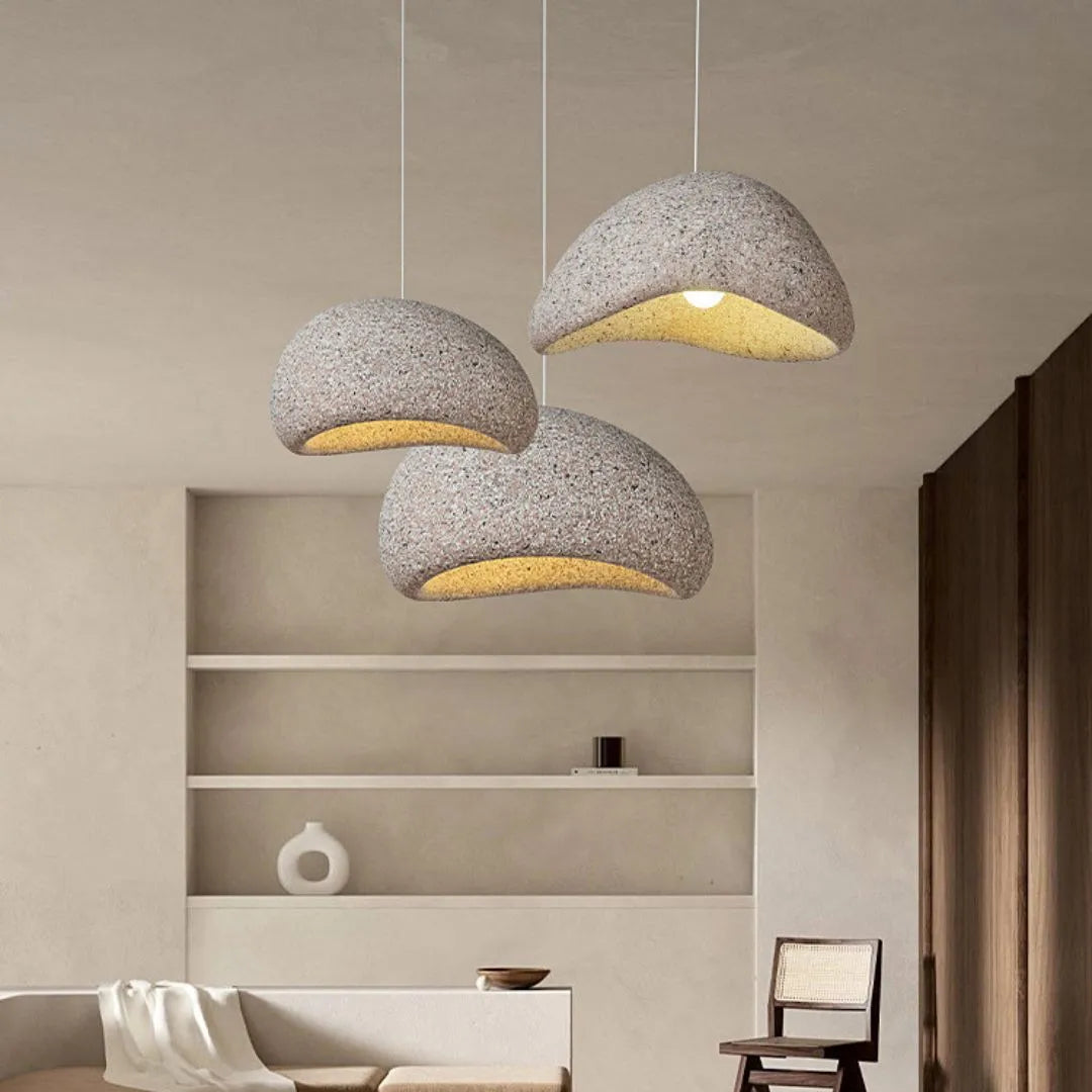 Wabi-Sabi Resin Pendant Light