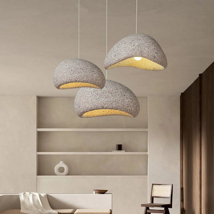 Wabi-Sabi Resin Pendant Light