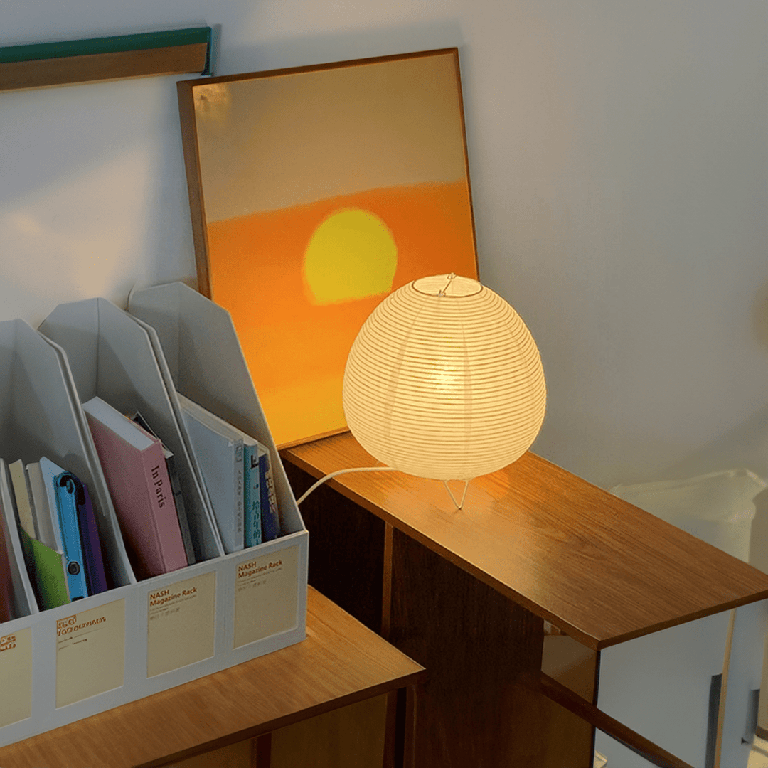 Wabi Sabi LED Table Lamp - Artistic Design for Bedroom or Desk, Warm Ambient Lighting, Energy Efficient E14 Bulbs 0