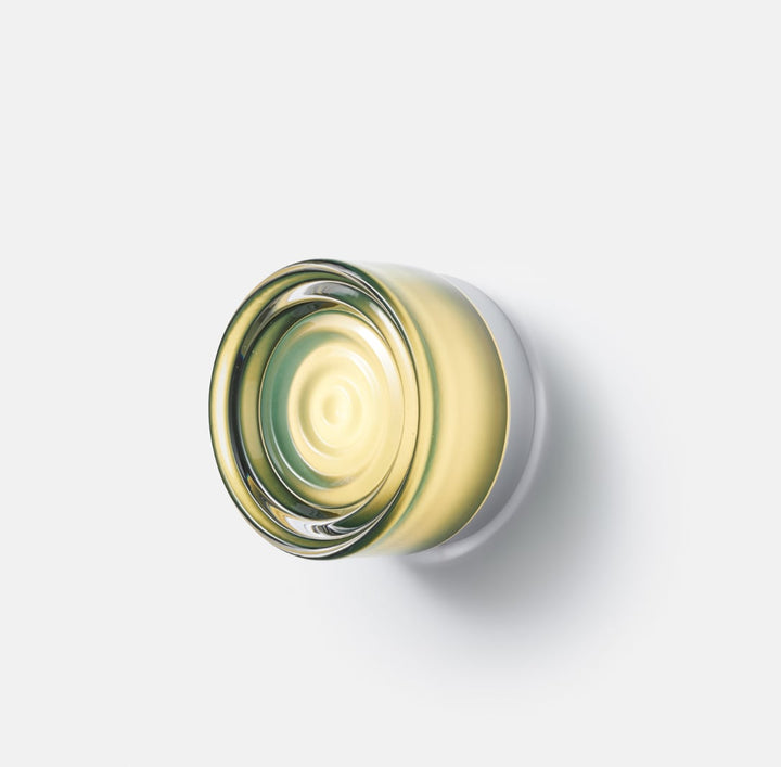 Ripple Glass Surface Mount Light in Jade, White