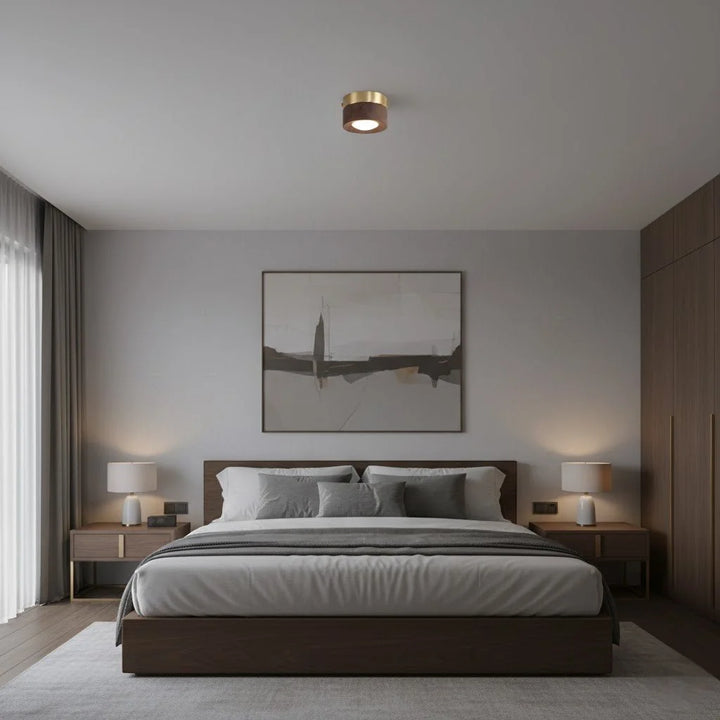Wood Ceiling Spotlight