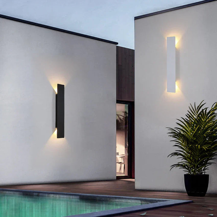 Waterproof LED Strip Wall Lamp - Modern Outdoor Lighting Fixture in Multiple Sizes 2