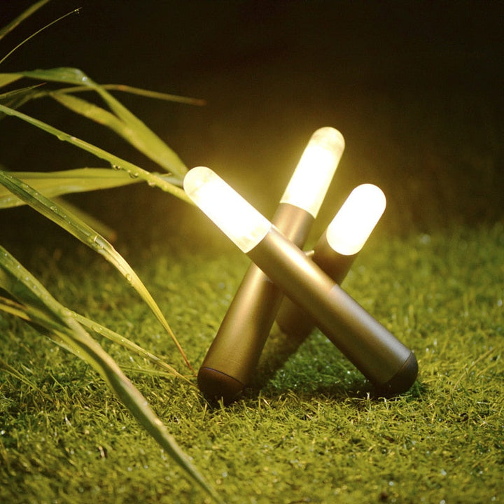 Wireless LED Table Lamp - Touch Dimmer, Cordless Battery Operated Indoor/Outdoor Lighting, Weather Resistant, Elegant Design