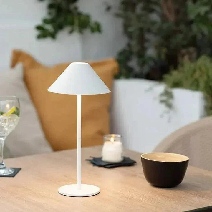 Wireless Minimalist Table Lamp with Touch Control - Weatherproof Cordless Indoor and Outdoor Lighting 2