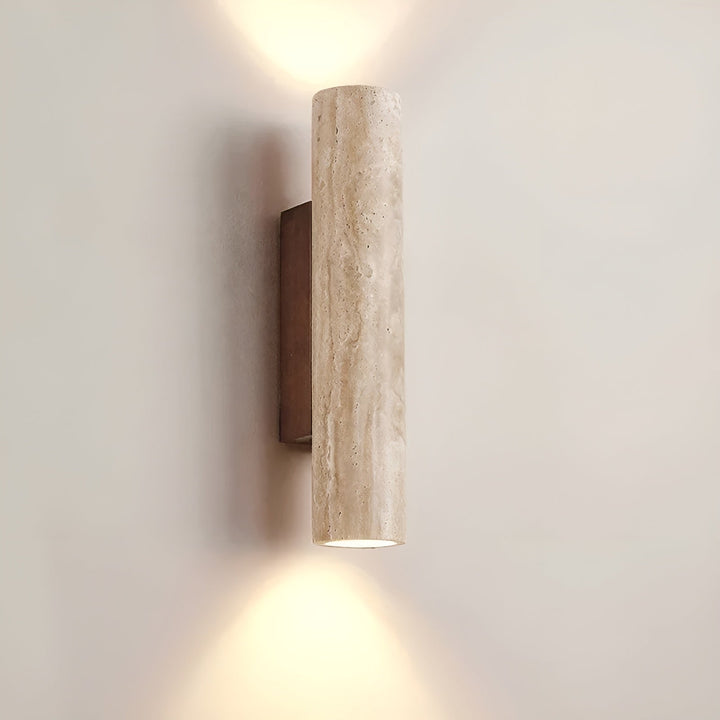 Travertine Up and Down Wall Light