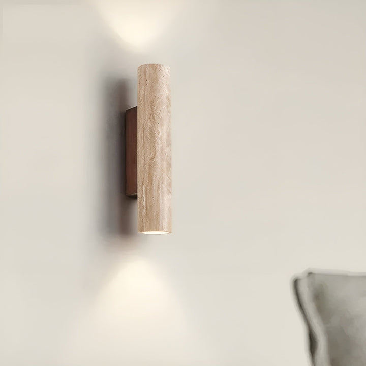 Travertine Up and Down Wall Light - View 5