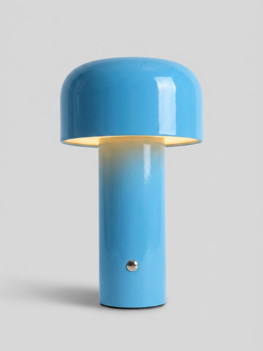 Portable LED Mushroom Table Lamp - Blue Grey